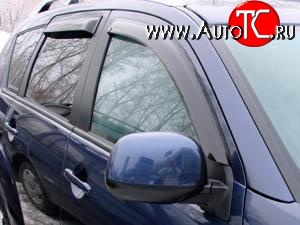 3 399 р. Дефлекторы окон (ветровики) Novline 4 шт  Mitsubishi Outlander  XL (2010-2013) (CW)  рестайлинг  с доставкой в г. Кемерово