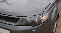 Реснички на фары (рестайлинг) Sport Mitsubishi Outlander  XL (2010-2013) (CW)  рестайлинг