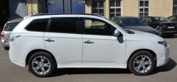 4 799 р. Боковые накладки на задний бампер BROOMER Design  Mitsubishi Outlander  GF (2012-2014) дорестайлинг (Неокрашенная)  с доставкой в г. Кемерово. Увеличить фотографию 3
