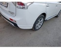 4 799 р. Боковые накладки на задний бампер BROOMER Design  Mitsubishi Outlander  GF (2012-2014) дорестайлинг (Неокрашенная)  с доставкой в г. Кемерово. Увеличить фотографию 4