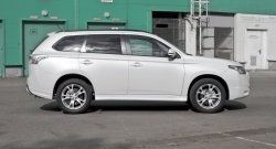 4 799 р. Боковые накладки на задний бампер BROOMER Design  Mitsubishi Outlander  GF (2012-2014) дорестайлинг (Неокрашенная)  с доставкой в г. Кемерово. Увеличить фотографию 5