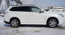 6 199 р. Пороги накладки Broomer Design  Mitsubishi Outlander  GF (2012-2014) дорестайлинг (Неокрашенные)  с доставкой в г. Кемерово. Увеличить фотографию 2