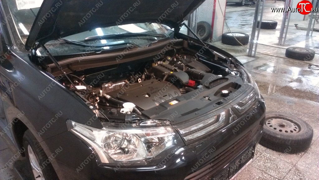 2 199 р. Газовые упоры капота Berkut Mitsubishi Outlander GF дорестайлинг (2012-2014)  с доставкой в г. Кемерово