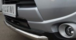13 999 р. Одинарная защита переднего бампера диаметром 63 мм SLITKOFF  Mitsubishi Outlander  GF (2012-2014) дорестайлинг  с доставкой в г. Кемерово. Увеличить фотографию 3