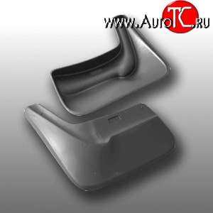 2 379 р. Задние брызговики (рестайлинг) NovLine 2 шт  Mitsubishi Outlander  GF (2014-2016) 1-ый рестайлинг  с доставкой в г. Кемерово