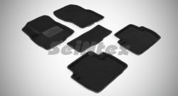 Износостойкие коврики в салон 3D Seintex (черн, компл) Mitsubishi Outlander  GF (2012-2014) дорестайлинг