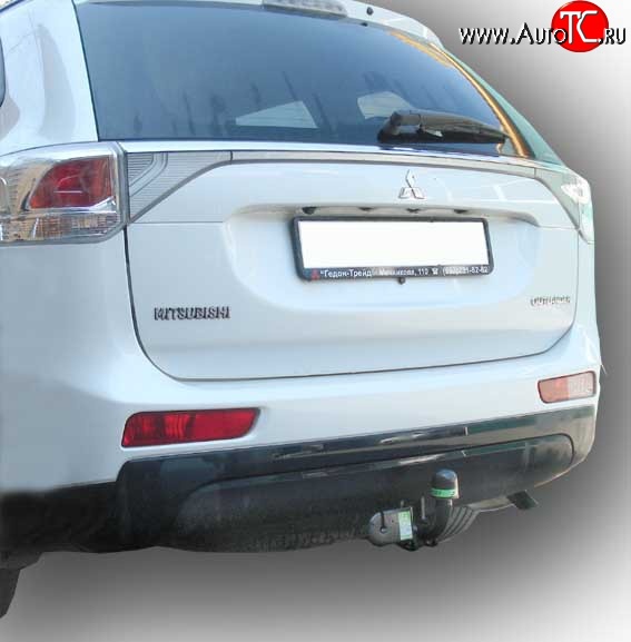 97 999 р. Фаркоп Лидер Плюс Mitsubishi Outlander GF дорестайлинг (2012-2014) (Без электропакета)  с доставкой в г. Кемерово