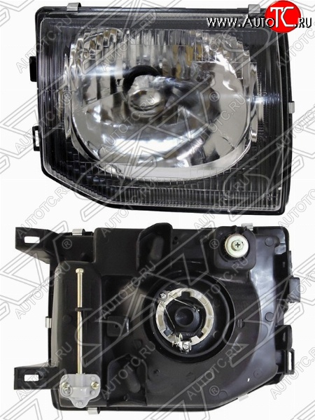 4 099 р. Правая фара передняя SAT  Mitsubishi Pajero ( 2 V30/V40,  2 V20) (1997-1999) рестайлинг  с доставкой в г. Кемерово