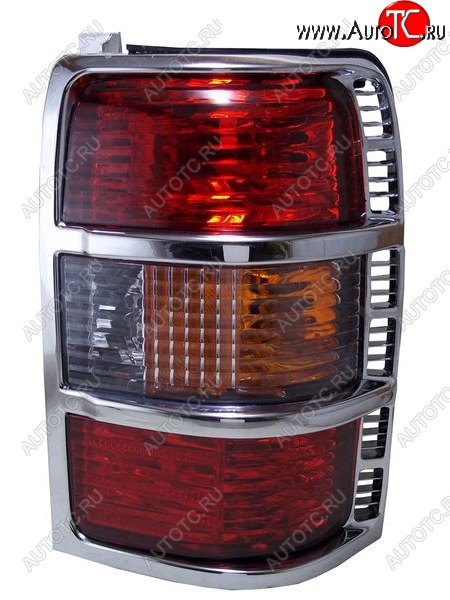 3 899 р. Правый фонарь (хром/хрусталь) SAT Mitsubishi Pajero 2 V30/V40 5 дв. дорестайлинг (1991-1997)  с доставкой в г. Кемерово
