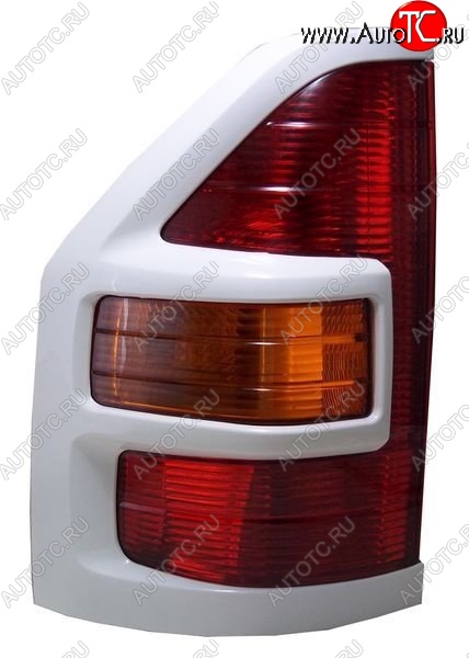 1 299 р. Правый задний фонарь SAT (белая окантовка) Mitsubishi Pajero 3 V70 дорестайлинг (1999-2003)  с доставкой в г. Кемерово