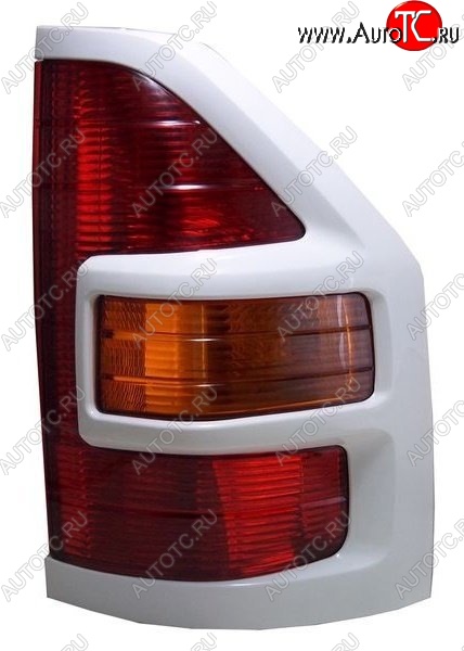 1 439 р. Левый задний фонарь SAT (белая окантовка) Mitsubishi Pajero 3 V70 дорестайлинг (1999-2003)  с доставкой в г. Кемерово
