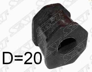 Втулка переднего стабилизатора SAT (d20 мм) Mitsubishi Pajero ( 2 V30/V40 5 дв.,  2 V20,  2 V30/V40) (1991-1999) дорестайлинг, рестайлинг
