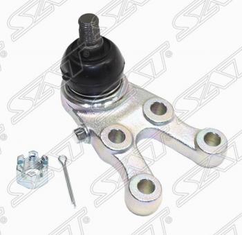 Шаровая опора передняя SAT (нижняя, левая) Mitsubishi Pajero ( 2 V30/V40 5 дв.,  2 V20,  2 V30/V40) (1991-1999) дорестайлинг, рестайлинг