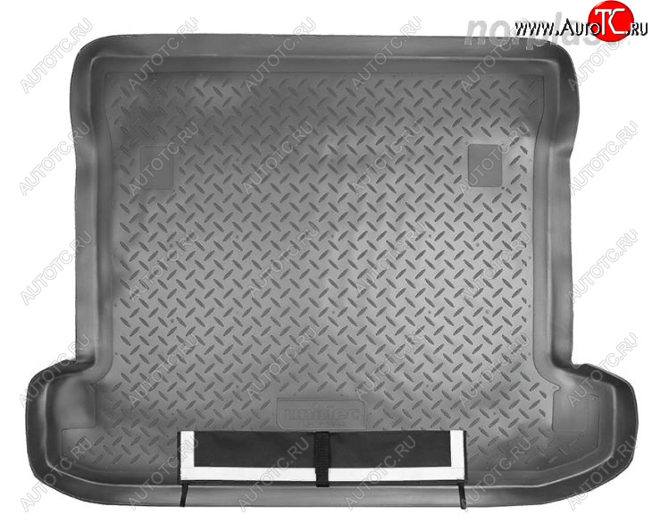 3 399 р. Коврик багажника Norplast  Mitsubishi Pajero  4 V90 (2006-2020) дорестайлинг, 1-ый рестайлинг, 2-ой рестайлинг (Черный, с погрузочным ковриком (фартуком))  с доставкой в г. Кемерово