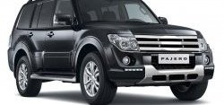 15 699 р. Накладка на передний бампер BROOMER Design Mitsubishi Pajero 4 V80 3 дв. 1-ый рестайлинг (2011-2014) (Неокрашенная)  с доставкой в г. Кемерово. Увеличить фотографию 6