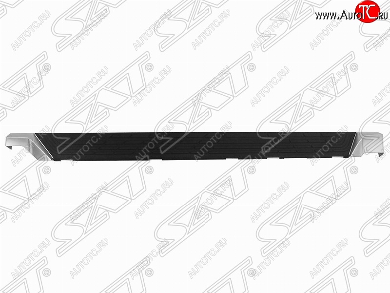 7 299 р. Правая накладка порога SAT Mitsubishi Pajero 4 V90 дорестайлинг (2006-2011) (Неокрашенная)  с доставкой в г. Кемерово