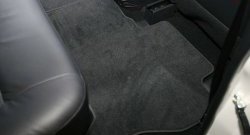 4 099 р. Коврики в салон Element 4 шт. (текстиль) Mitsubishi Pajero 4 V80 дорестайлинг (2006-2011) (Черные)  с доставкой в г. Кемерово. Увеличить фотографию 2