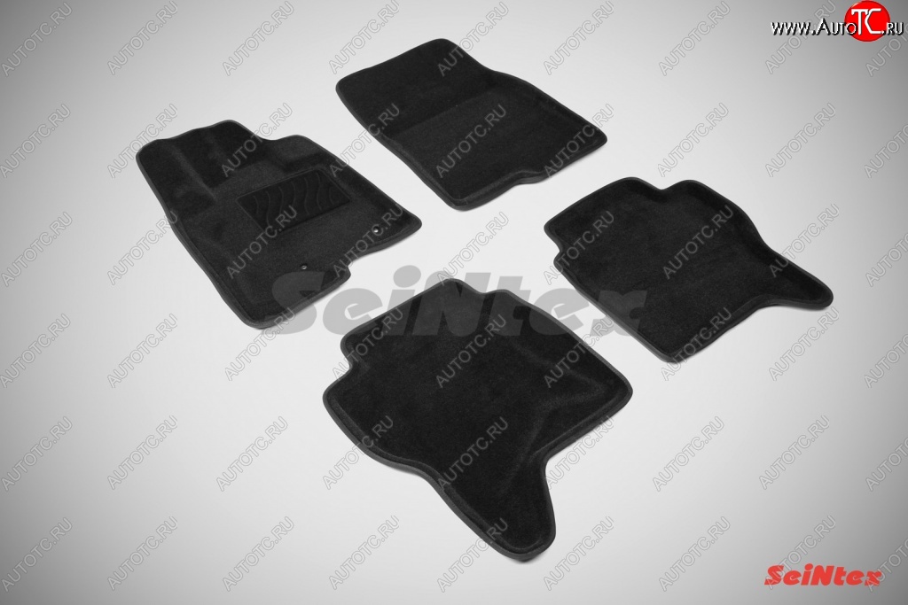 5 899 р. Износостойкие коврики в салон 3D MITSUBISHI PAJERO IV черные (компл)  Mitsubishi Pajero ( 4 V90,  4 V80) (2006-2015) дорестайлинг, 1-ый рестайлинг, 3 дв. 1-ый рестайлинг  с доставкой в г. Кемерово