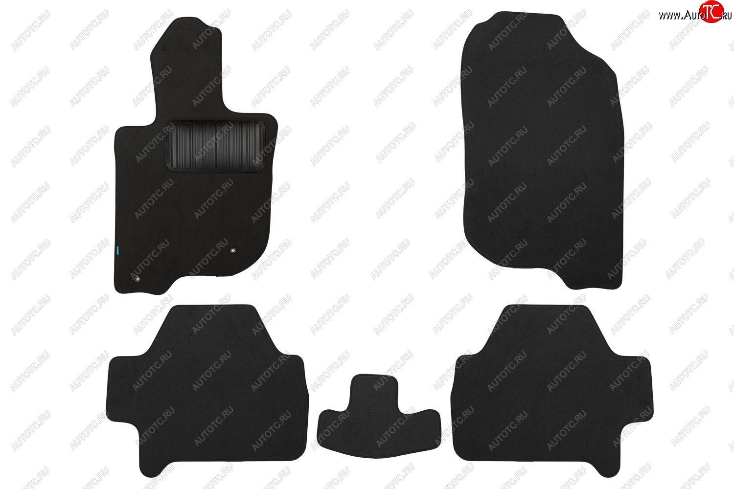 9 549 р. Текстильные коврики салона Klever Premium Mitsubishi Pajero 4 V80 3 дв. 1-ый рестайлинг (2011-2014) (Черные)  с доставкой в г. Кемерово