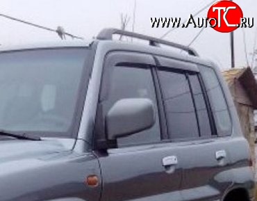 999 р. Комплект дефлекторов окон (ветровиков) 4 шт. (5 дверей) Russtal Mitsubishi Pajero iO (1998-2007)  с доставкой в г. Кемерово