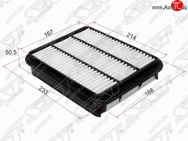 299 р. Фильтр воздушный двигателя SAT  Mitsubishi Pajero iO (1998-2007)  с доставкой в г. Кемерово