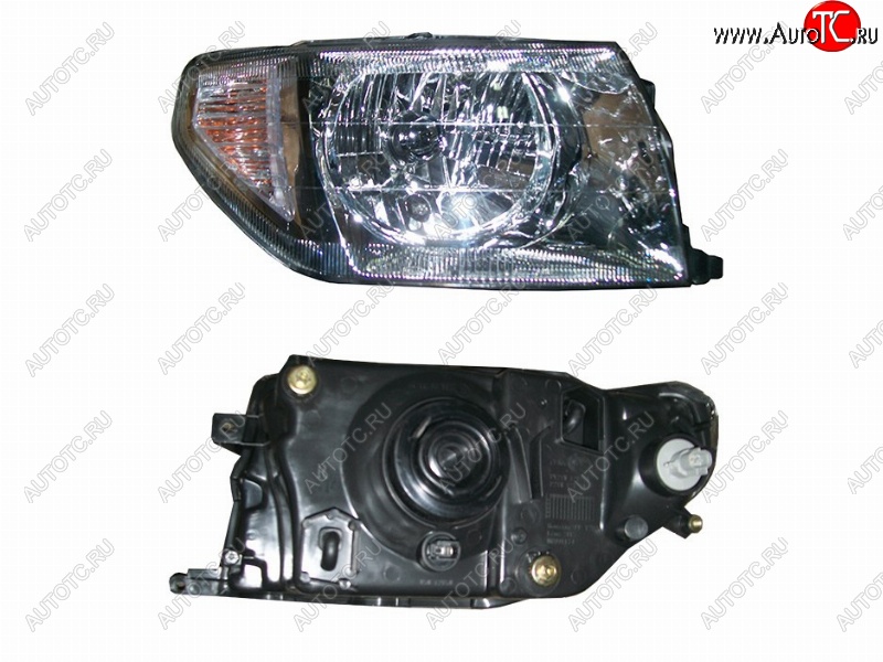 6 099 р. Правая фара (хром) SAT  Mitsubishi Pajero iO (1998-2007)  с доставкой в г. Кемерово