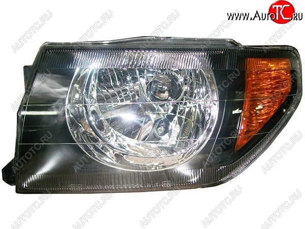 6 649 р. Левая фара (чёрная) SAT Mitsubishi Pajero iO (1998-2007)  с доставкой в г. Кемерово