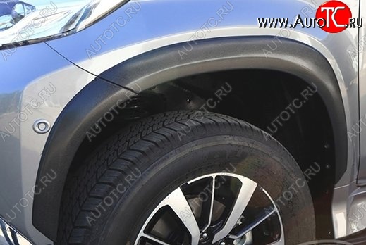 18 199 р. Накладки на колёсные арки CT Mitsubishi Pajero Sport QE дорестайлинг (2015-2021) (Неокрашенные)  с доставкой в г. Кемерово