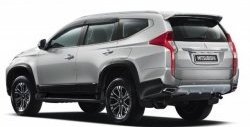 5 649 р. Спойлер CT Mitsubishi Pajero Sport QE дорестайлинг (2015-2021) (Неокрашенный)  с доставкой в г. Кемерово. Увеличить фотографию 2