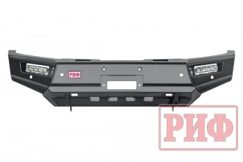 57 999 р. Бампер передний силовой РИФ  Mitsubishi Pajero Sport  QE (2015-2021) дорестайлинг (С дополнительными фарами, под парктроник)  с доставкой в г. Кемерово. Увеличить фотографию 3