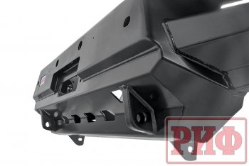 57 999 р. Бампер передний силовой РИФ  Mitsubishi Pajero Sport  QE (2015-2021) дорестайлинг (С дополнительными фарами, под парктроник)  с доставкой в г. Кемерово. Увеличить фотографию 8