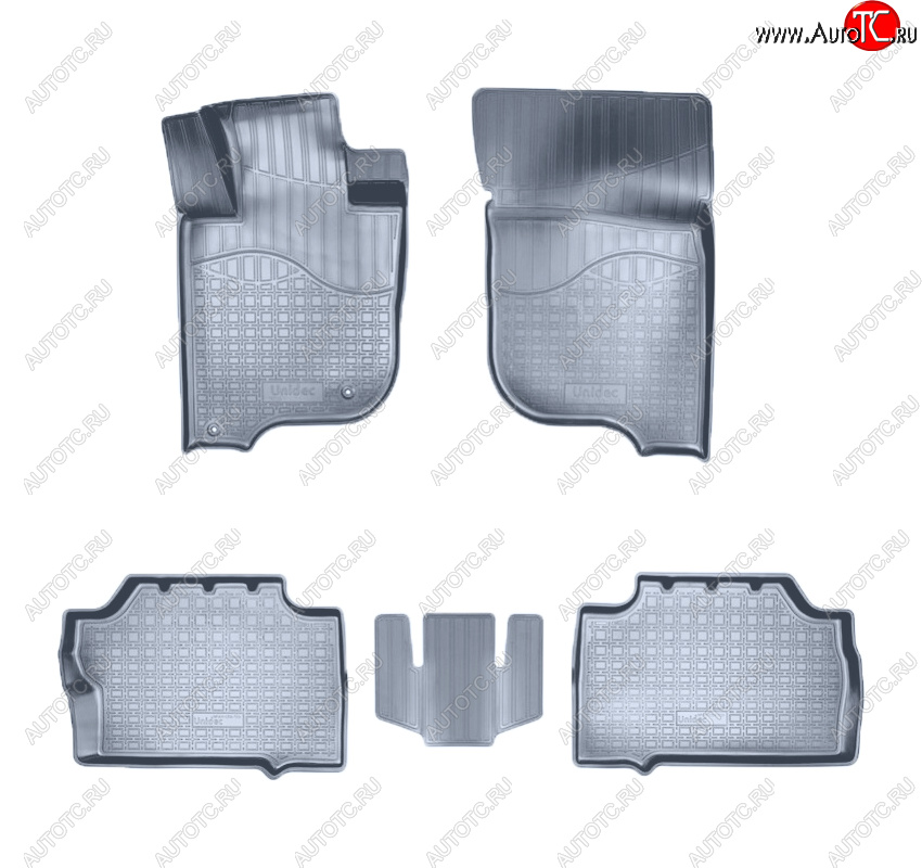 2 999 р. Коврики салона Norplast Unidec  Mitsubishi Pajero Sport  QE (2015-2021) дорестайлинг (Цвет: серый)  с доставкой в г. Кемерово