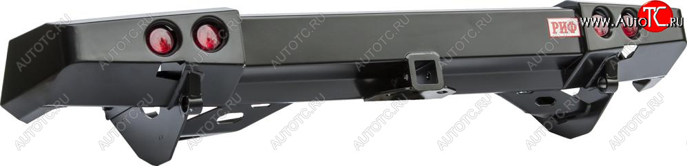 49 999 р. Бампер задний силовой РИФ  Mitsubishi Pajero Sport  PB (2008-2013) дорестайлинг (С квадратом под фаркоп и фонарями)  с доставкой в г. Кемерово