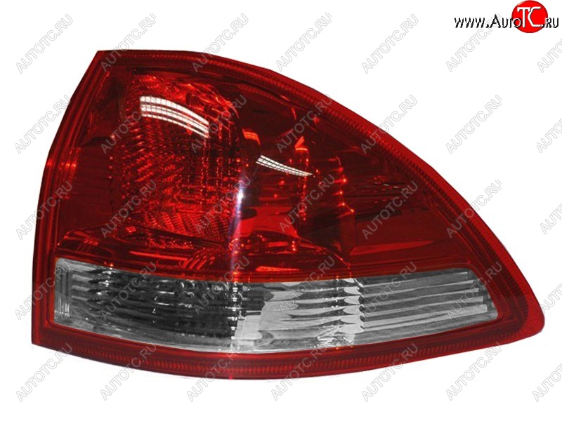 5 499 р. Правый фонарь (внешний/красно-белый) SAT Mitsubishi Pajero Sport PB дорестайлинг (2008-2013)  с доставкой в г. Кемерово