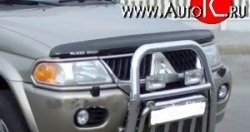 Дефлектор капота NovLine Mitsubishi Pajero Sport PA дорестайлинг (1996-2004)