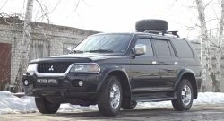 1 899 р. Защитная сетка решетки переднего бампера РА Mitsubishi Pajero Sport PA дорестайлинг (1996-2004)  с доставкой в г. Кемерово. Увеличить фотографию 3