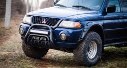 1 949 р. Подиумы противотуманных фар RA  Mitsubishi Pajero Sport  PA (1996-2004) дорестайлинг  с доставкой в г. Кемерово. Увеличить фотографию 3