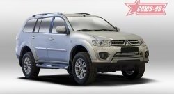 Декоративный элемент воздухозаборника Souz-96 (d16) Mitsubishi Pajero Sport  PB (2008-2013) дорестайлинг