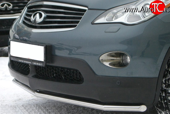 14 399 р. Защита переднего бампера (Ø42 мм, нержавейка) SLITKOFF  INFINITI EX35  J50 (2007-2013)  с доставкой в г. Кемерово