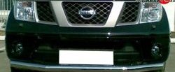 15 249 р. Одинарная защита переднего бампера SLITKOFF диаметром 76 мм  Nissan Pathfinder  R51 (2004-2007) дорестайлинг  с доставкой в г. Кемерово. Увеличить фотографию 4