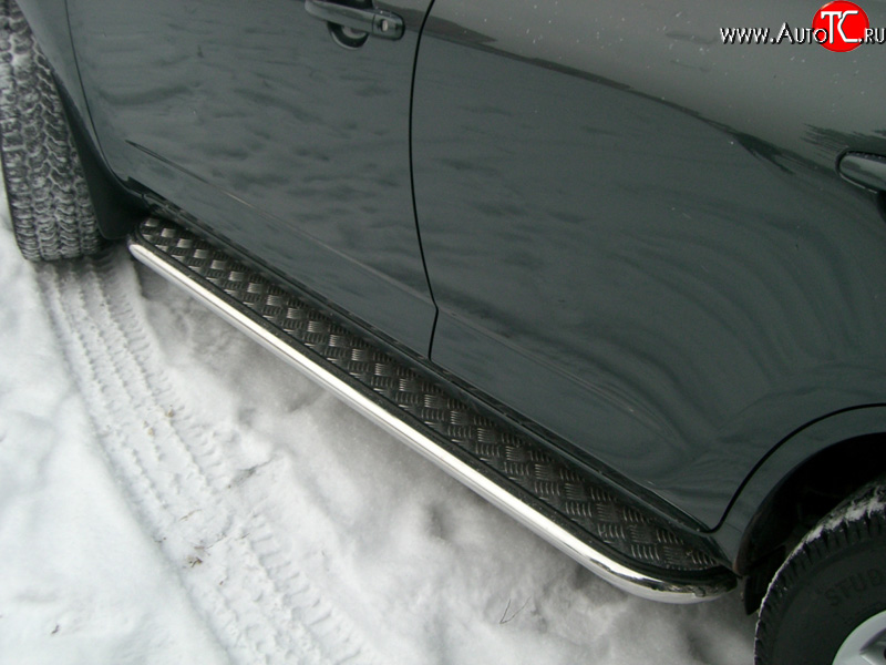 24 649 р. Защита порогов Toyota RAV 4 3 2006-2009 V2 Toyota RAV4 XA305 5 дв. дорестайлинг (2005-2009)  с доставкой в г. Кемерово