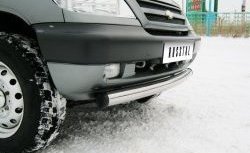 15 449 р. Одинарная защита переднего бампера SLITKOFF диаметром 76 мм  Chevrolet Niva  2123 (2002-2008), Лада 2123 (Нива Шевроле) (2002-2008)  с доставкой в г. Кемерово. Увеличить фотографию 3