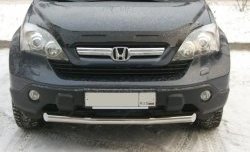 15 849 р. Одинарная защита переднего бампера SLITKOFF 70 мм  Honda CR-V  RE1,RE2,RE3,RE4,RE5,RE7 (2007-2010) дорестайлинг  с доставкой в г. Кемерово. Увеличить фотографию 1