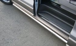 91 999 р. Защита порогов Russtal Hyundai Starex/Grand Starex/H1 TQ рестайлинг (2014-2018) (Защита порогов с со скосами на торцах (вариант 1))  с доставкой в г. Кемерово. Увеличить фотографию 5