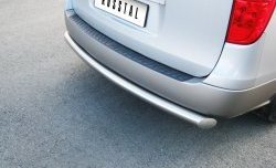 17 449 р. Защита заднего бампера (Ø76 мм, нержавейка) SLITKOFF  Hyundai Starex/Grand Starex/H1  TQ (2007-2018) дорестайлинг, рестайлинг  с доставкой в г. Кемерово. Увеличить фотографию 5