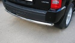 12 349 р. Защита заднего бампера (Ø76 мм, нержавейка) Russtal Jeep Liberty KJ дорестайлинг (2001-2004)  с доставкой в г. Кемерово. Увеличить фотографию 2