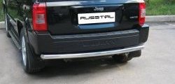 12 349 р. Защита заднего бампера (Ø76 мм, нержавейка) Russtal Jeep Liberty KJ дорестайлинг (2001-2004)  с доставкой в г. Кемерово. Увеличить фотографию 3