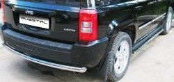 12 349 р. Защита заднего бампера (Ø76 мм, нержавейка) Russtal Jeep Liberty KJ дорестайлинг (2001-2004)  с доставкой в г. Кемерово. Увеличить фотографию 4