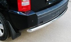 10 549 р. Защита заднего бампера (Ø63 мм, нержавейка) Russtal Jeep Liberty KJ дорестайлинг (2001-2004)  с доставкой в г. Кемерово. Увеличить фотографию 3
