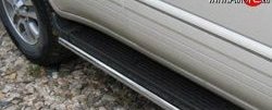 14 999 р. Защита порогов (Ø42 мм, нержавейка) SLITKOFF  Lexus LX470  J100 (1998-2002) дорестайлинг  с доставкой в г. Кемерово. Увеличить фотографию 2